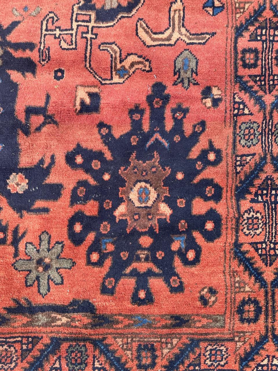 Bobyrug’s Nice vintage Turkmen Afghan rug  For Sale 4