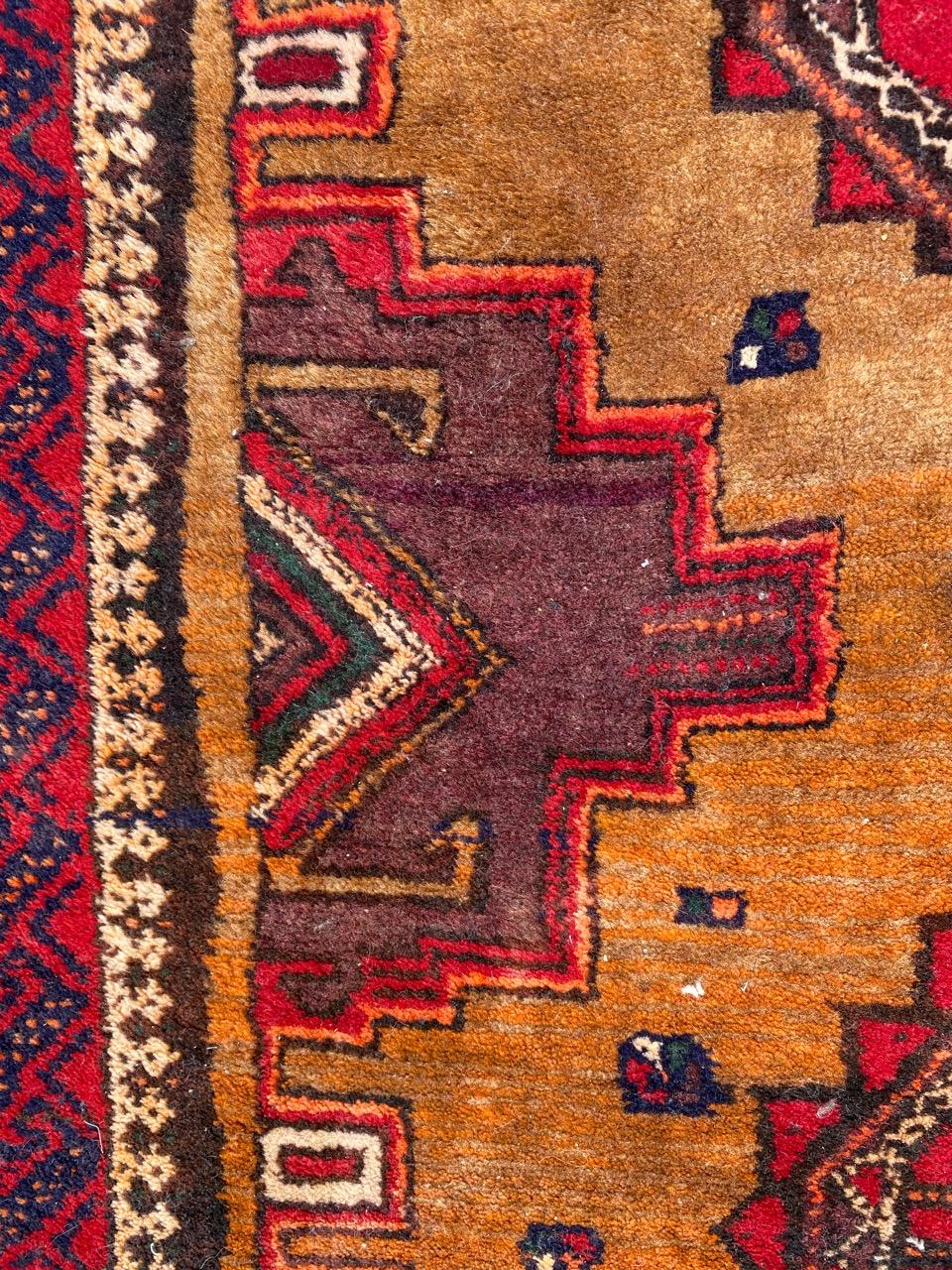Nice Vintage Turkmen Baluch Rug For Sale 6