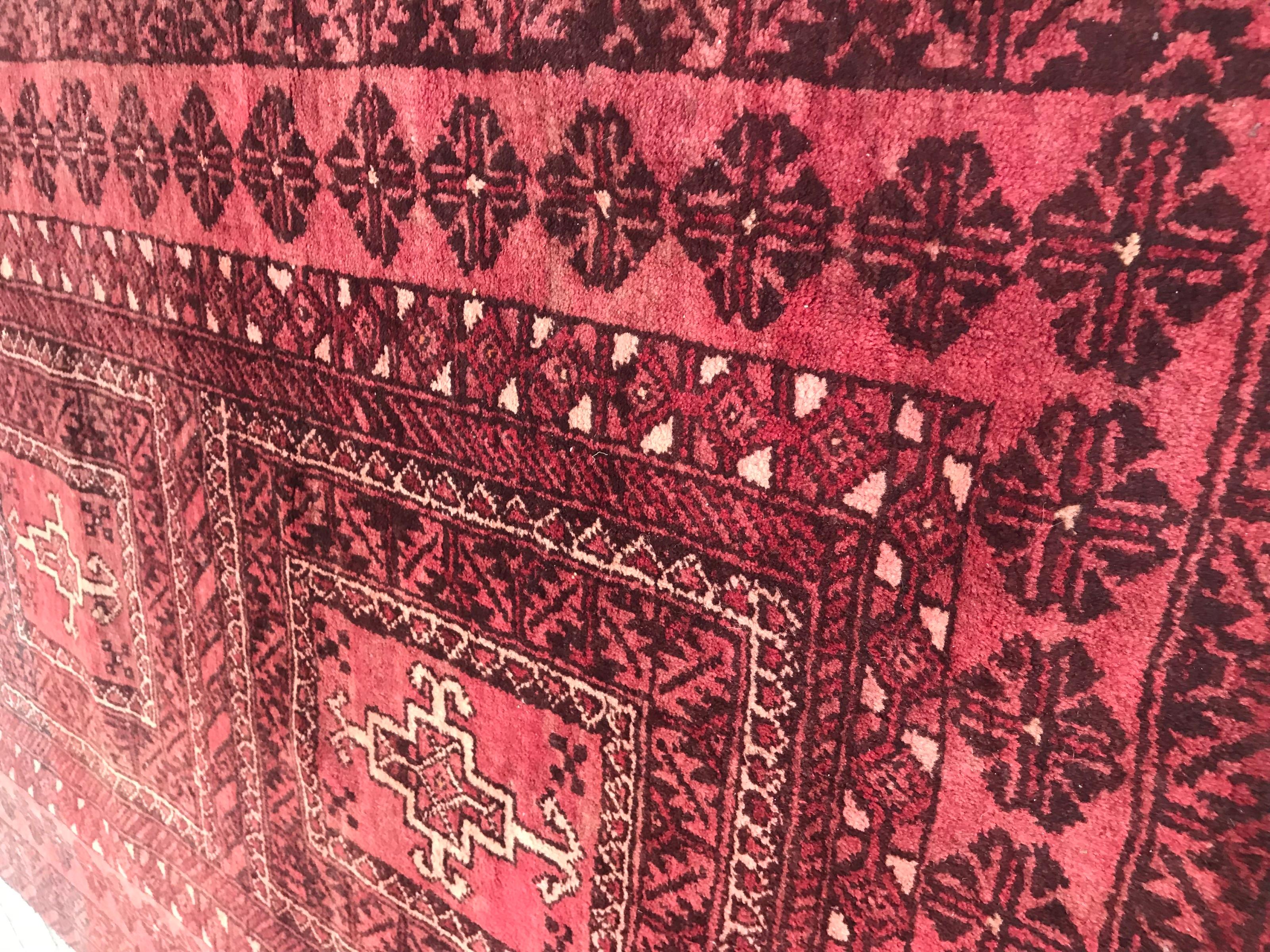 Lana Bel tappeto vintage Turkmen Baluch in vendita