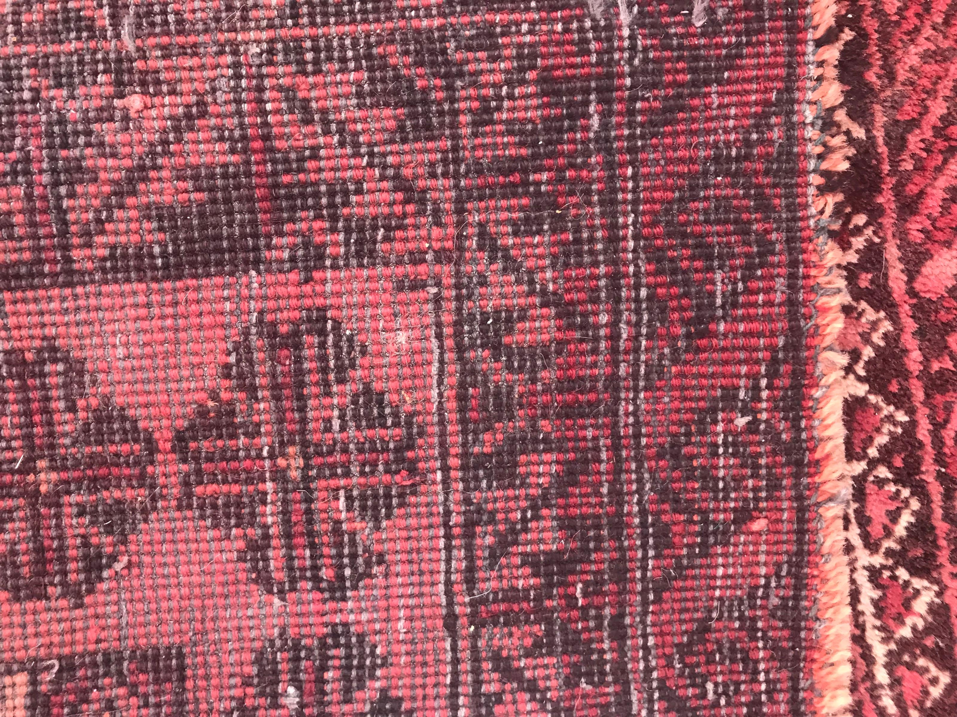 Beau tapis de baluchon turc vintage en vente 1