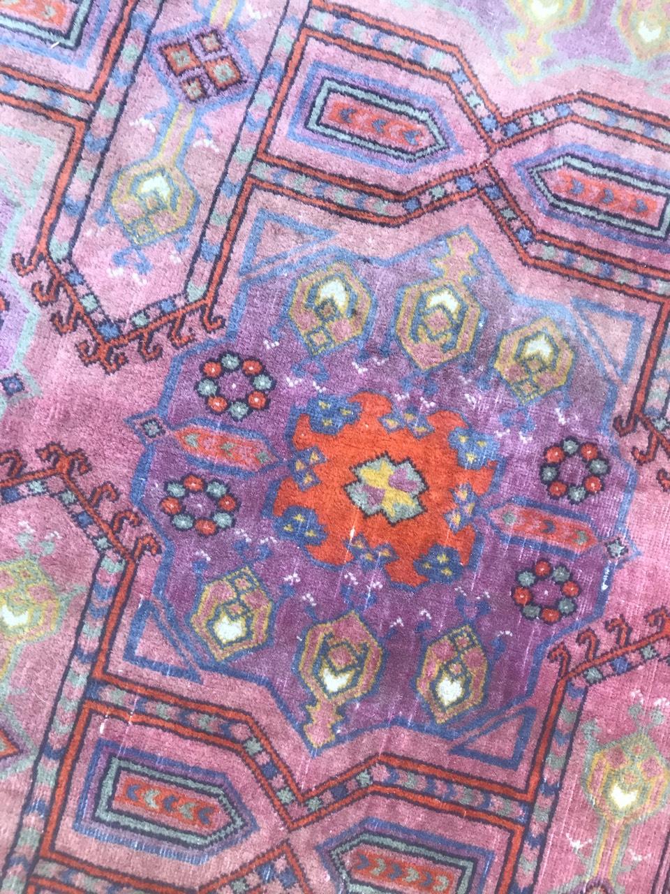 Bobyrug's Nice Vintage Turkmen Teppich im Angebot 3