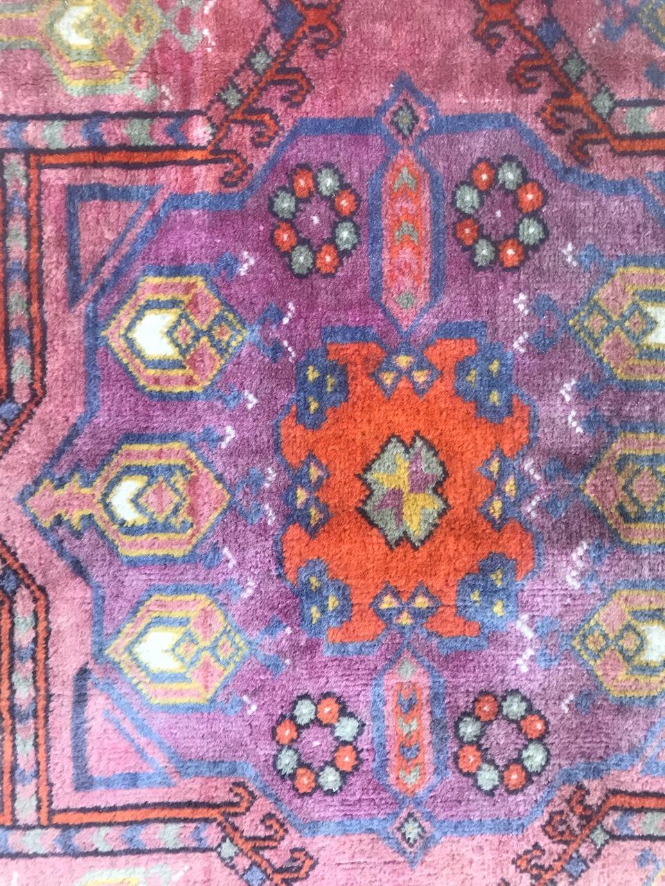 Bobyrug's Nice Vintage Turkmen Teppich (Kasachisch) im Angebot