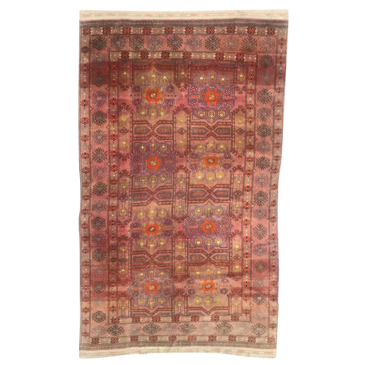 Bobyrug’s Nice Vintage Turkmen Rug