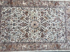 Nice Vintage Wool and Silk Pakistani Rug