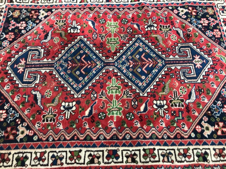 Nice Vintage Yalameh Rug For Sale at 1stDibs