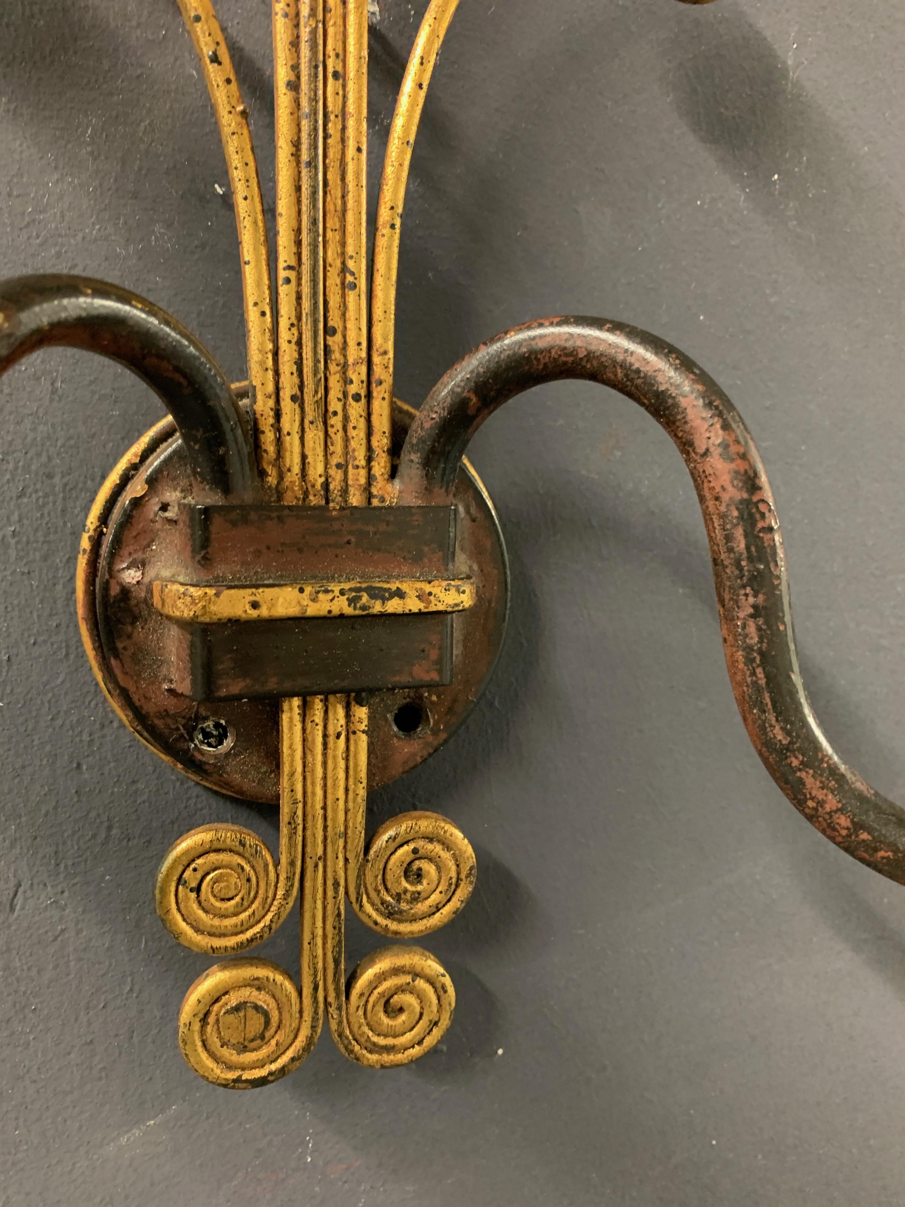 Bella coppia di pareti  lampade di Maison Baguès in vendita 3