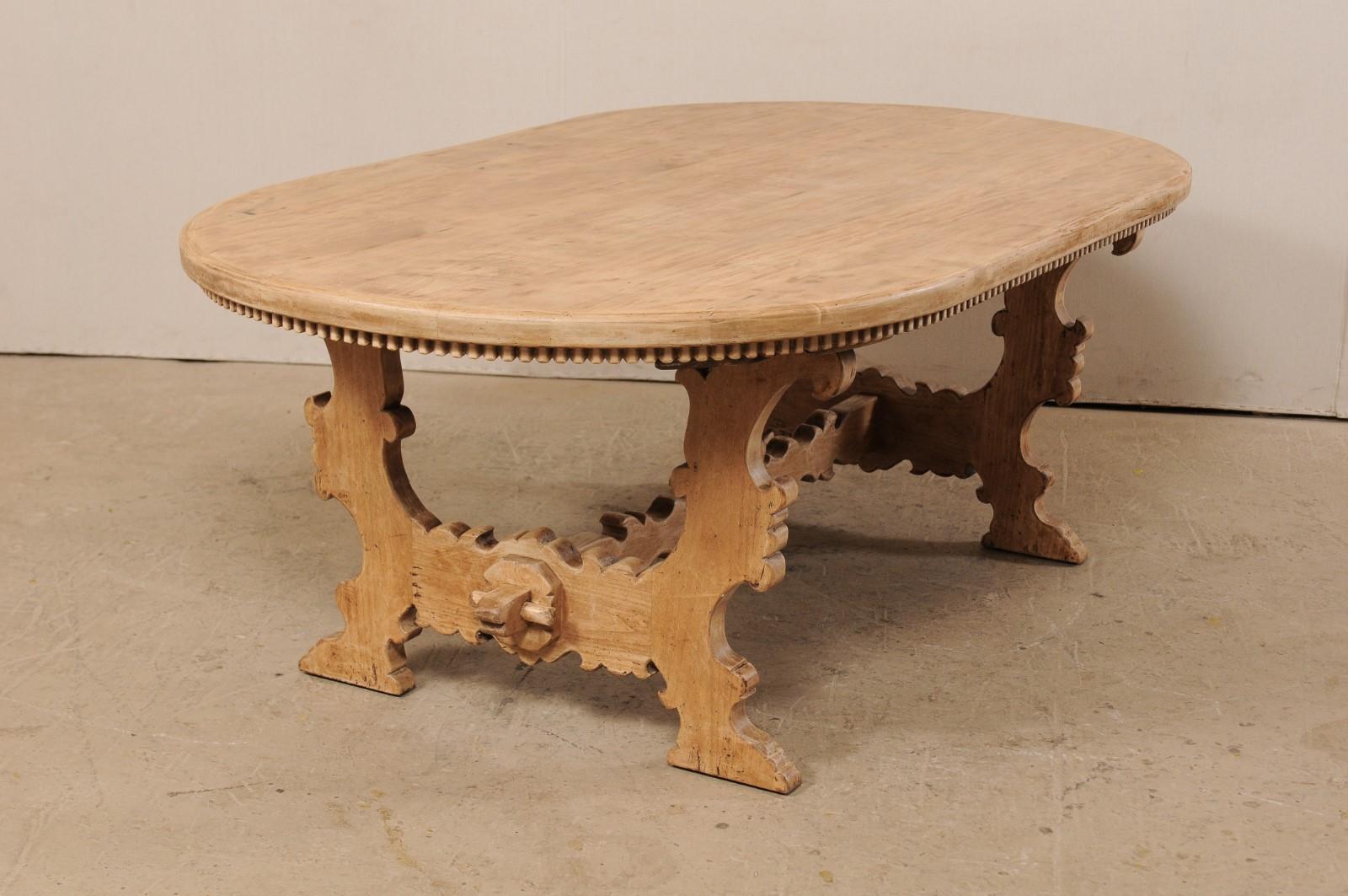 long wood table