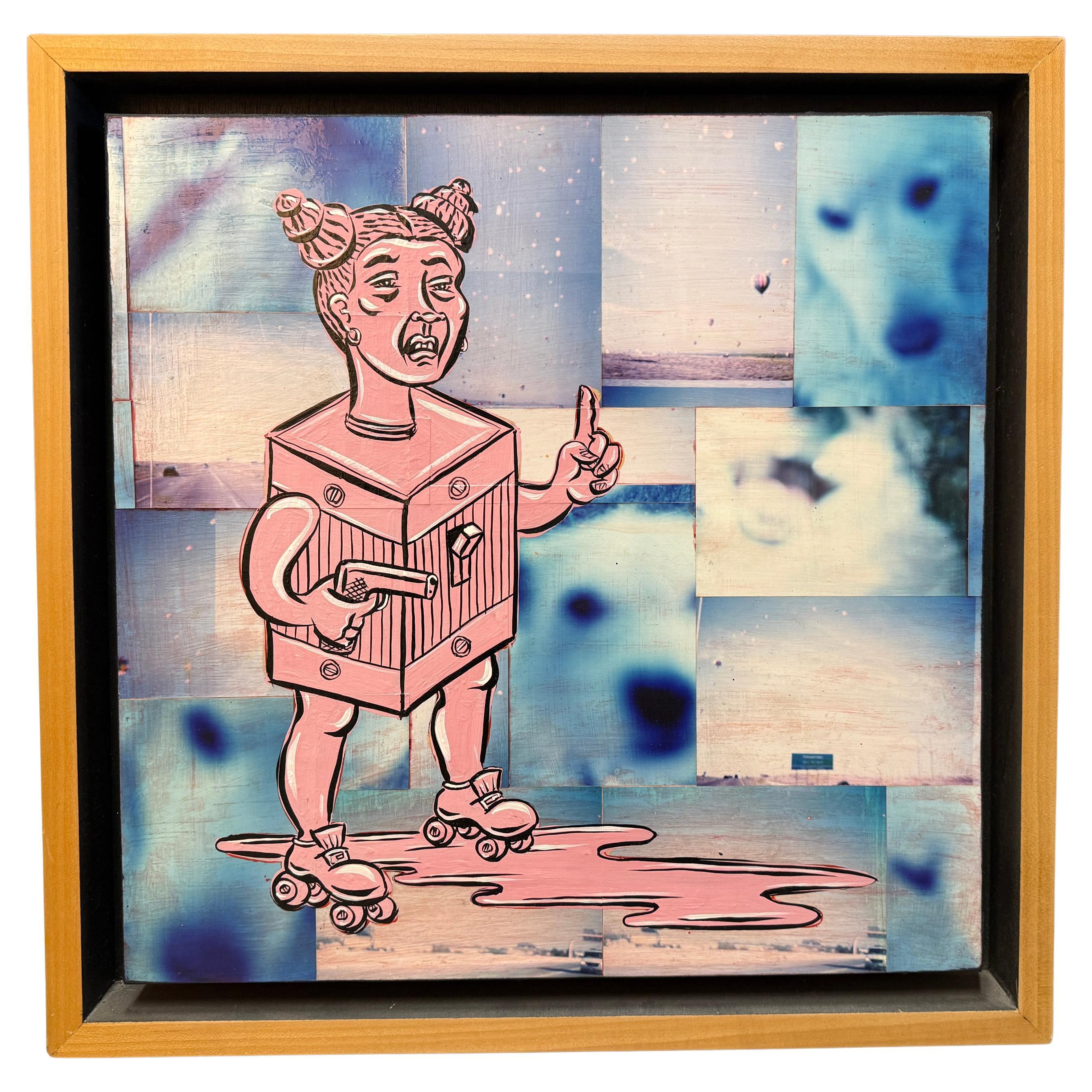 Nicely framed Graffiti Art