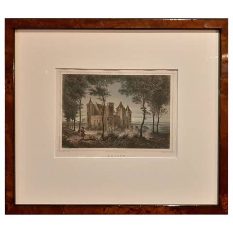 Nicely Framed View of Muiden Castle, the Netherlands, 1858