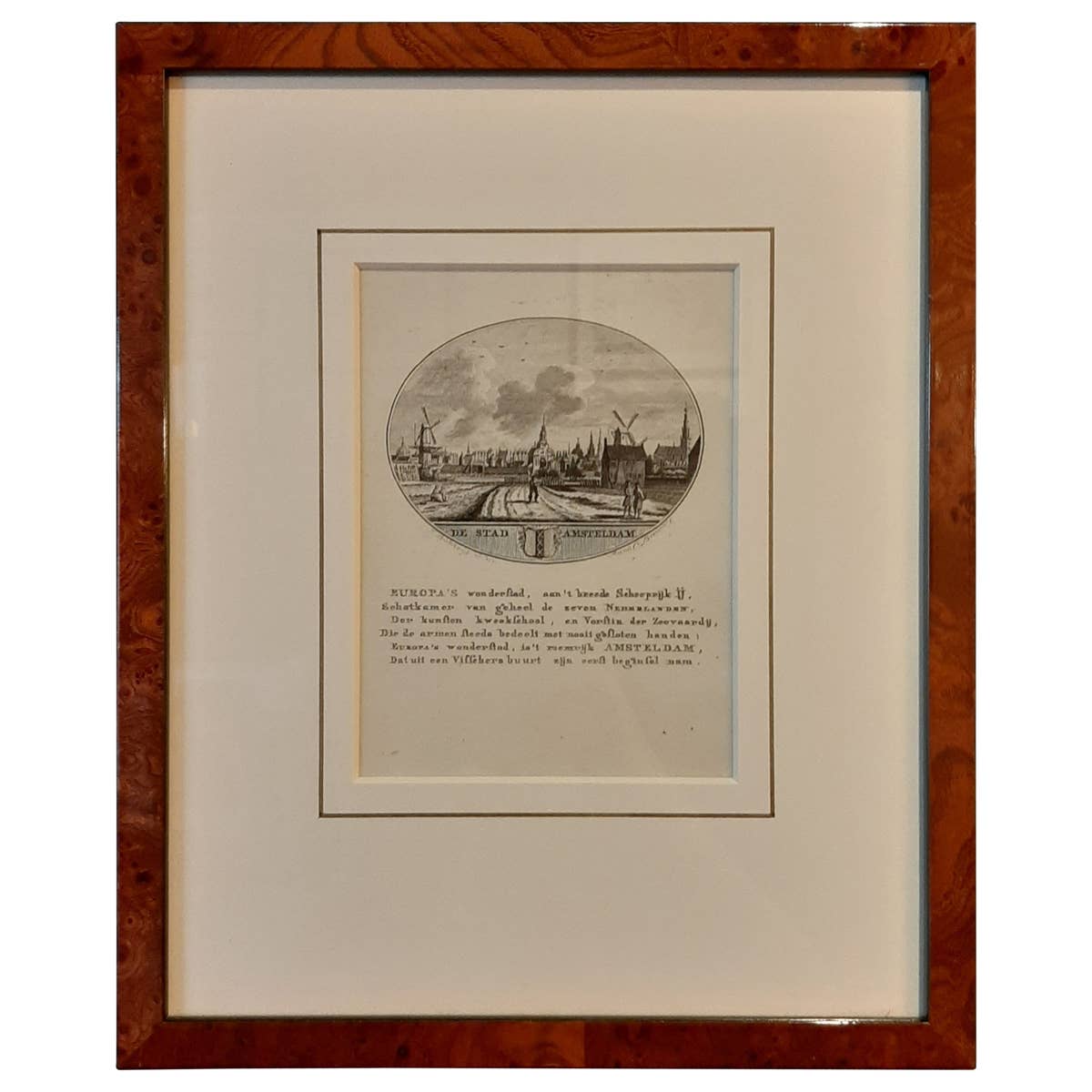 Nicely Framed View on the 'Spaarndammerdijk' in Amsterdam, the Netherlands, 1795