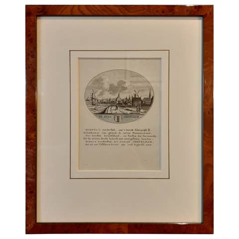 Nicely Framed View on the 'Spaarndammerdijk' in Amsterdam, the Netherlands, 1795