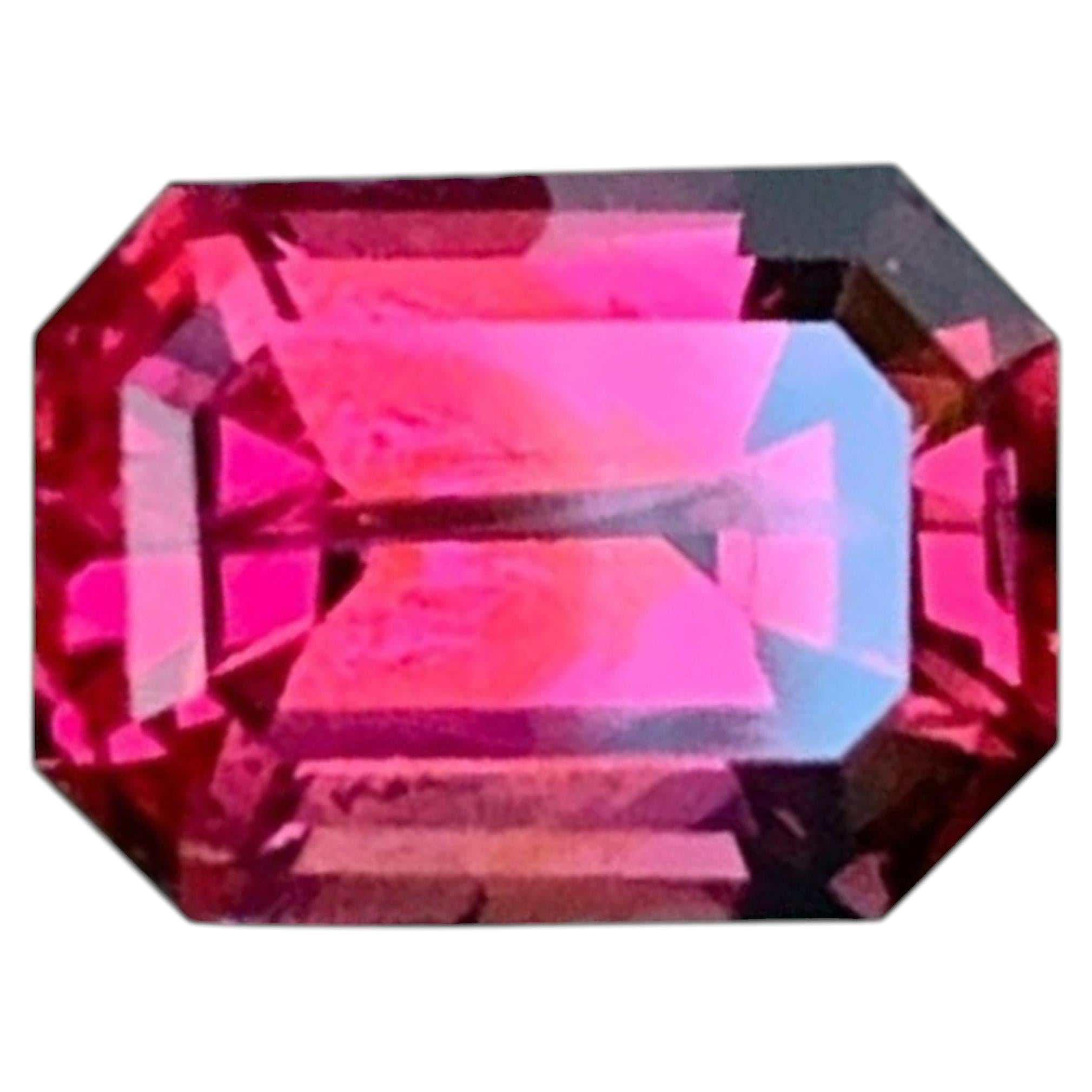 Piedra suelta de granate rojo rosado 1,05 quilates Joyería de granate Piedra de granate