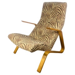 Retro Nicely restored Eero Saarinen for Knoll Grasshopper Lounge Chair