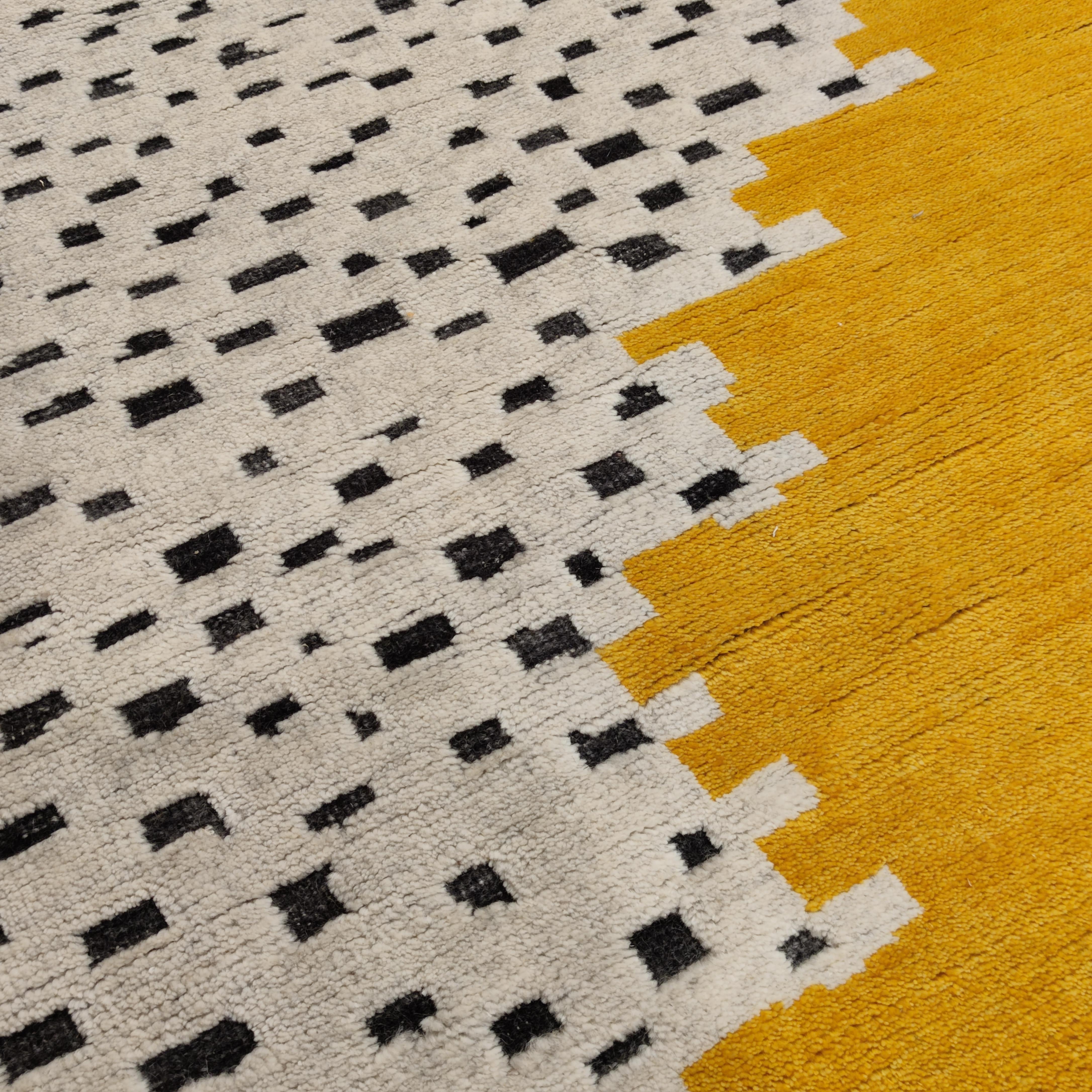 Wool 'Niches' Contemporary Design Rug by Simone Haug for Alberto Levi Gallery For Sale