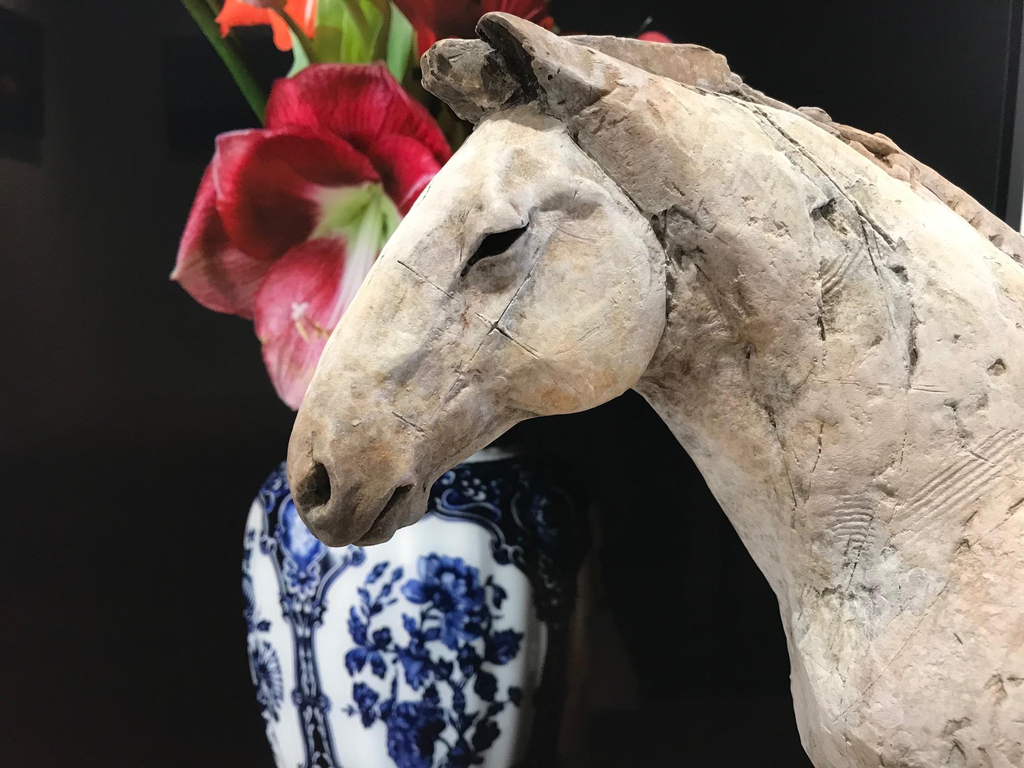 ''Draught Horse'', Contemporary Bronze Sculpture Portrait of a Brown Horse 6