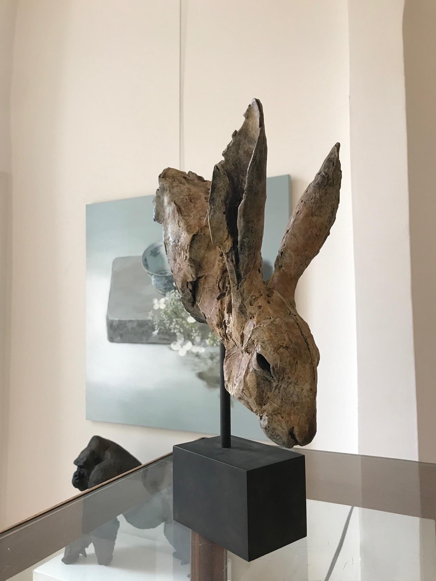 ceramic hare sculpture