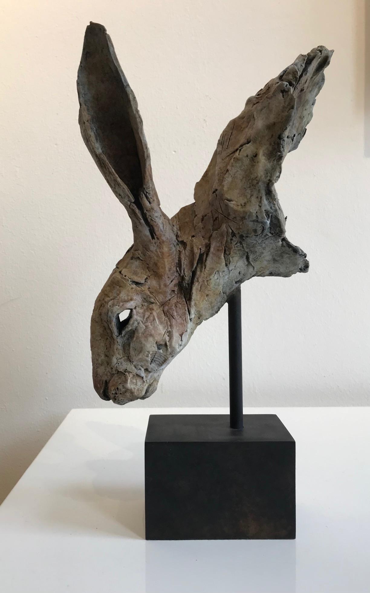 hare ceramic sculpture