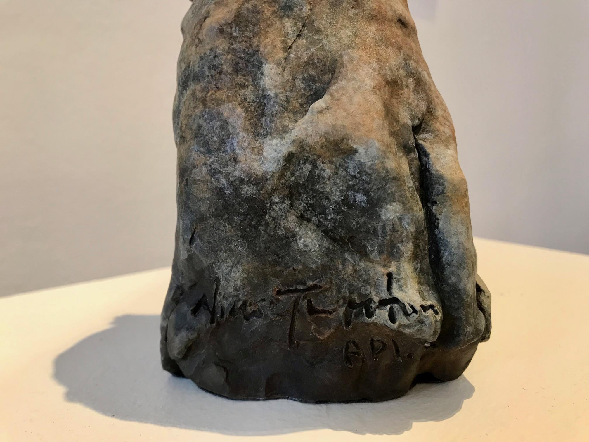 ''Monkey Sketch 2'', Contemporary Bronze Sculpture of a Primate, Monkey 3