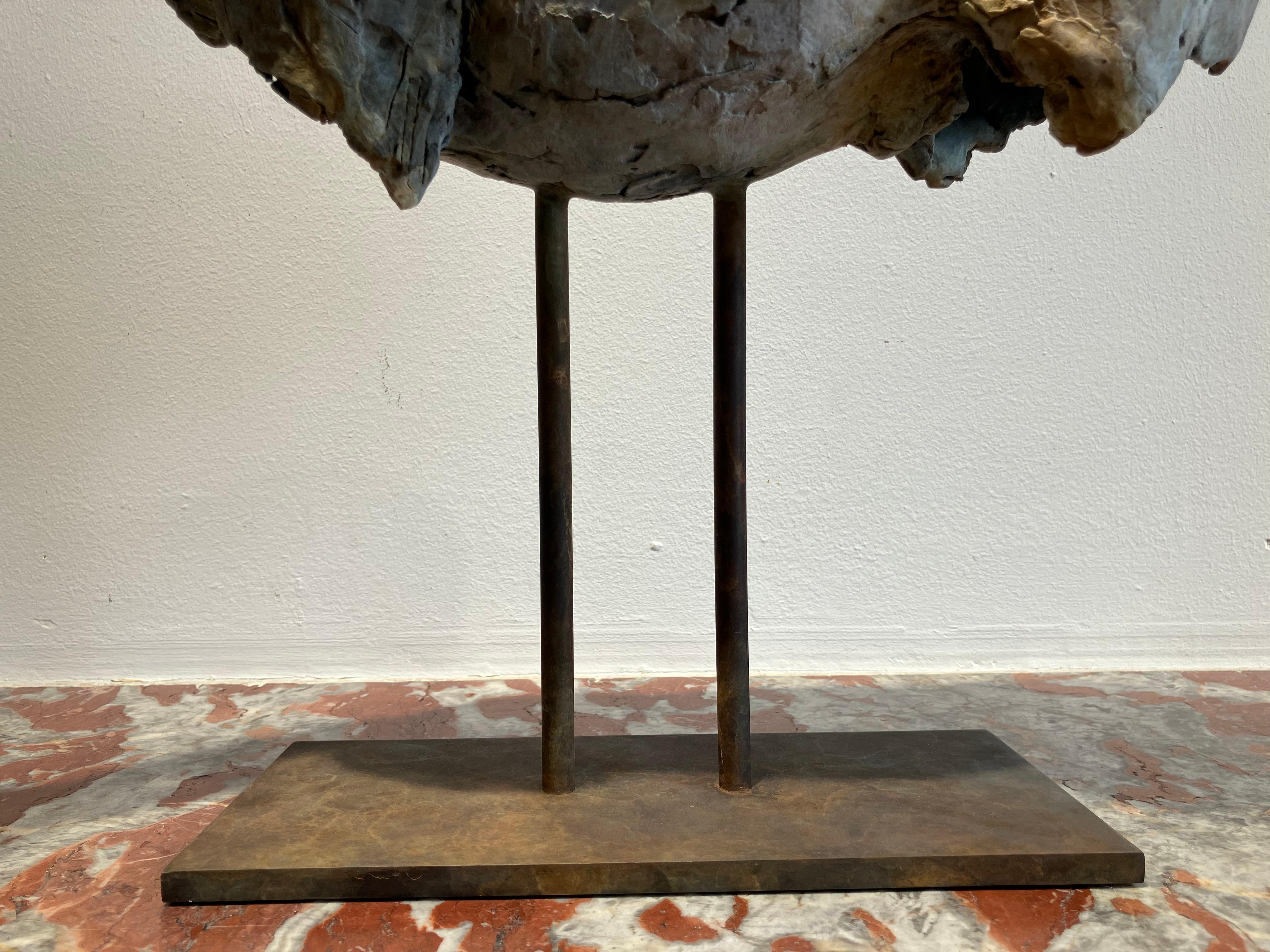 ''Repos avec les Anciens'', Sculpture contemporaine en bronze Portrait d'un cheval en vente 9
