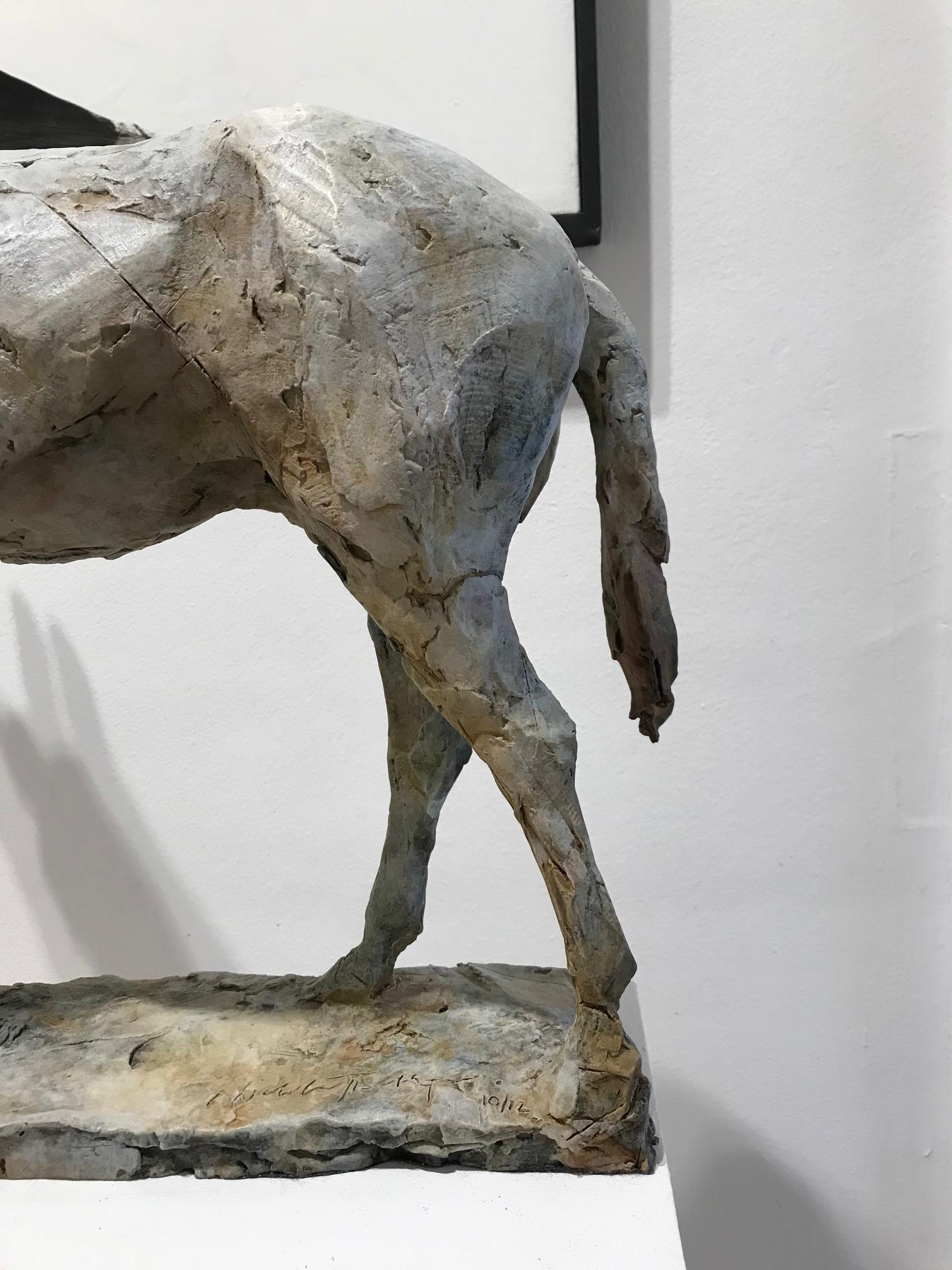 ''Resting with Ancients'', Contemporary Bronze Sculpture Portrait of a Horse 6