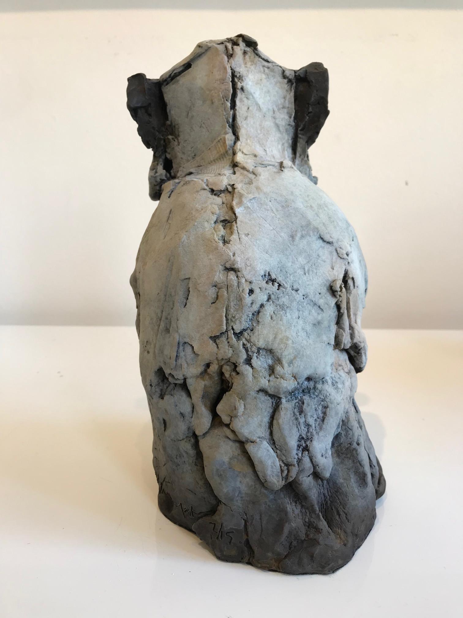 ''Sacred Langur 2'', Contemporary Bronze Sculpture of a Primate, Monkey 5