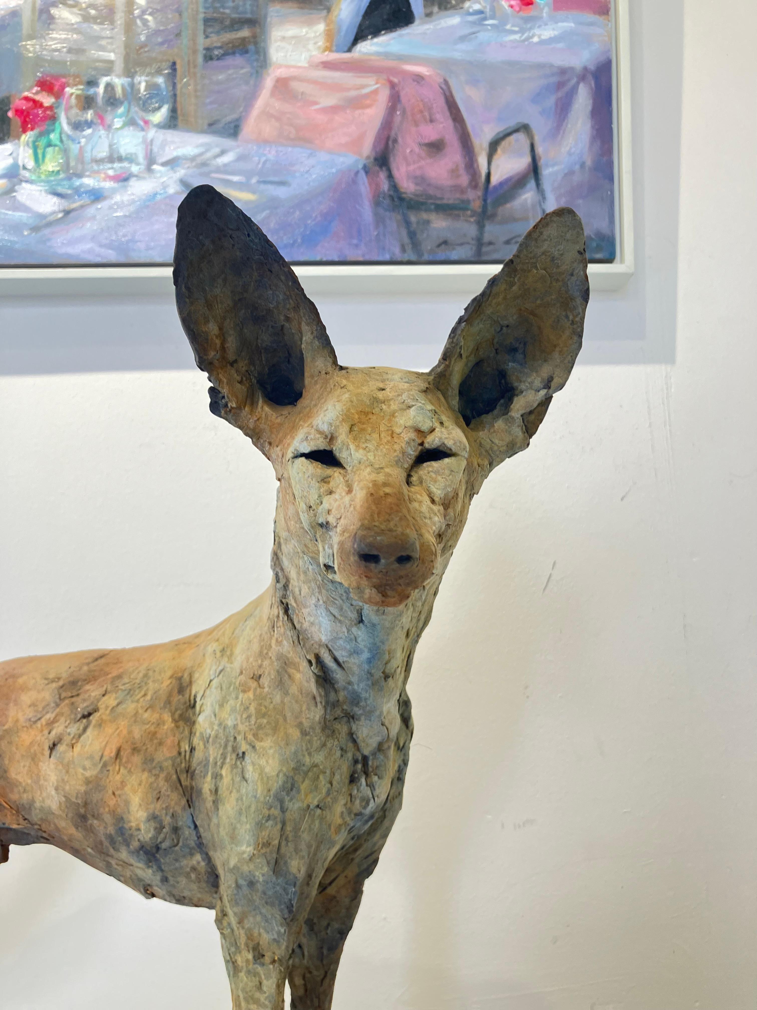 Nichola Theakston (1967) hat sich als eine der führenden zeitgenössischen Bildhauerinnen Großbritanniens etabliert, die im Bereich der Tierkunst tätig ist. 

Mit dem ''Tesem'' zeigt Nichola, wie exquisit sie die Gefühle und den Ausdruck eines Tieres