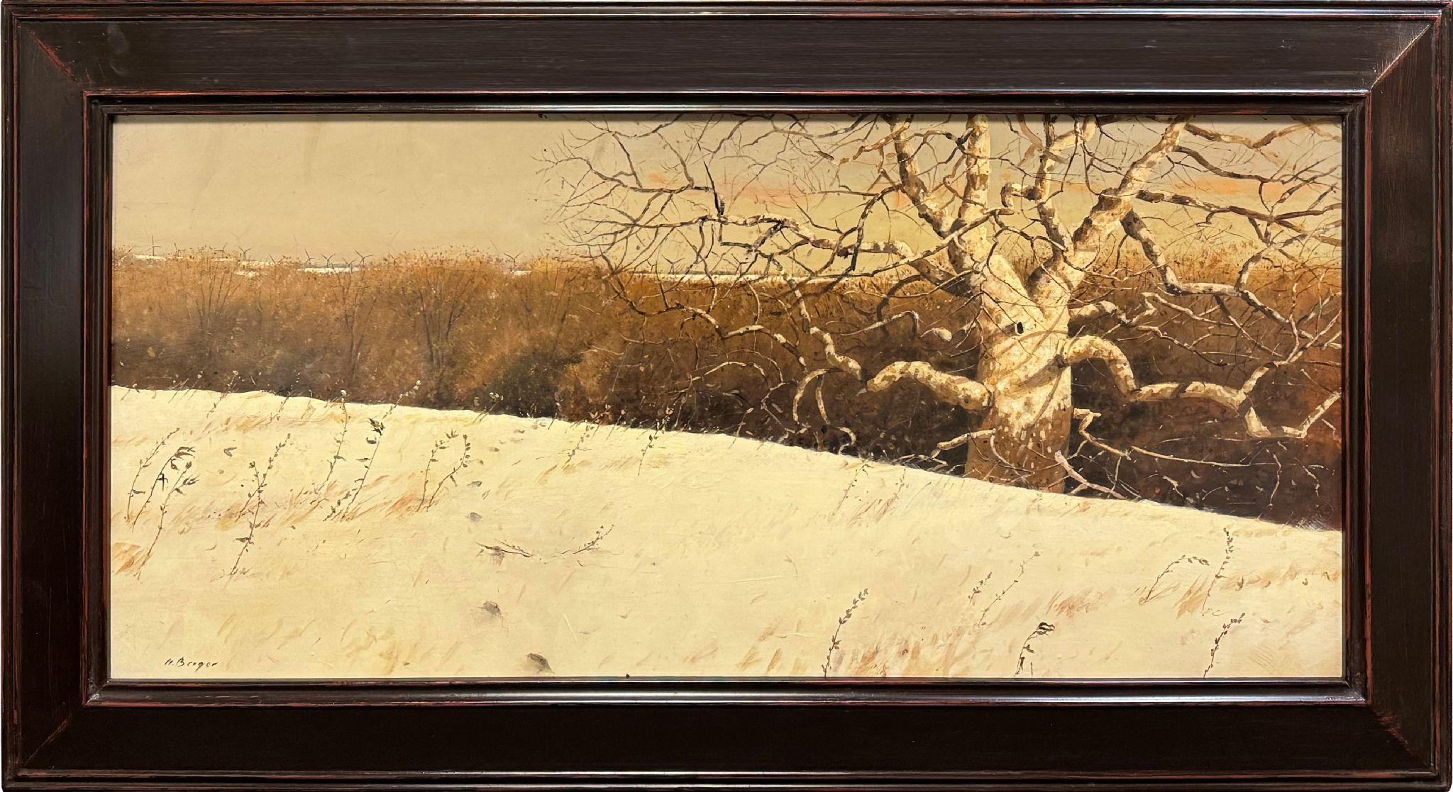 Entfernte Hügel – Painting von Nicholas Berger