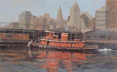 McAllister Tug "Britannia"  in the Hudson River, New York