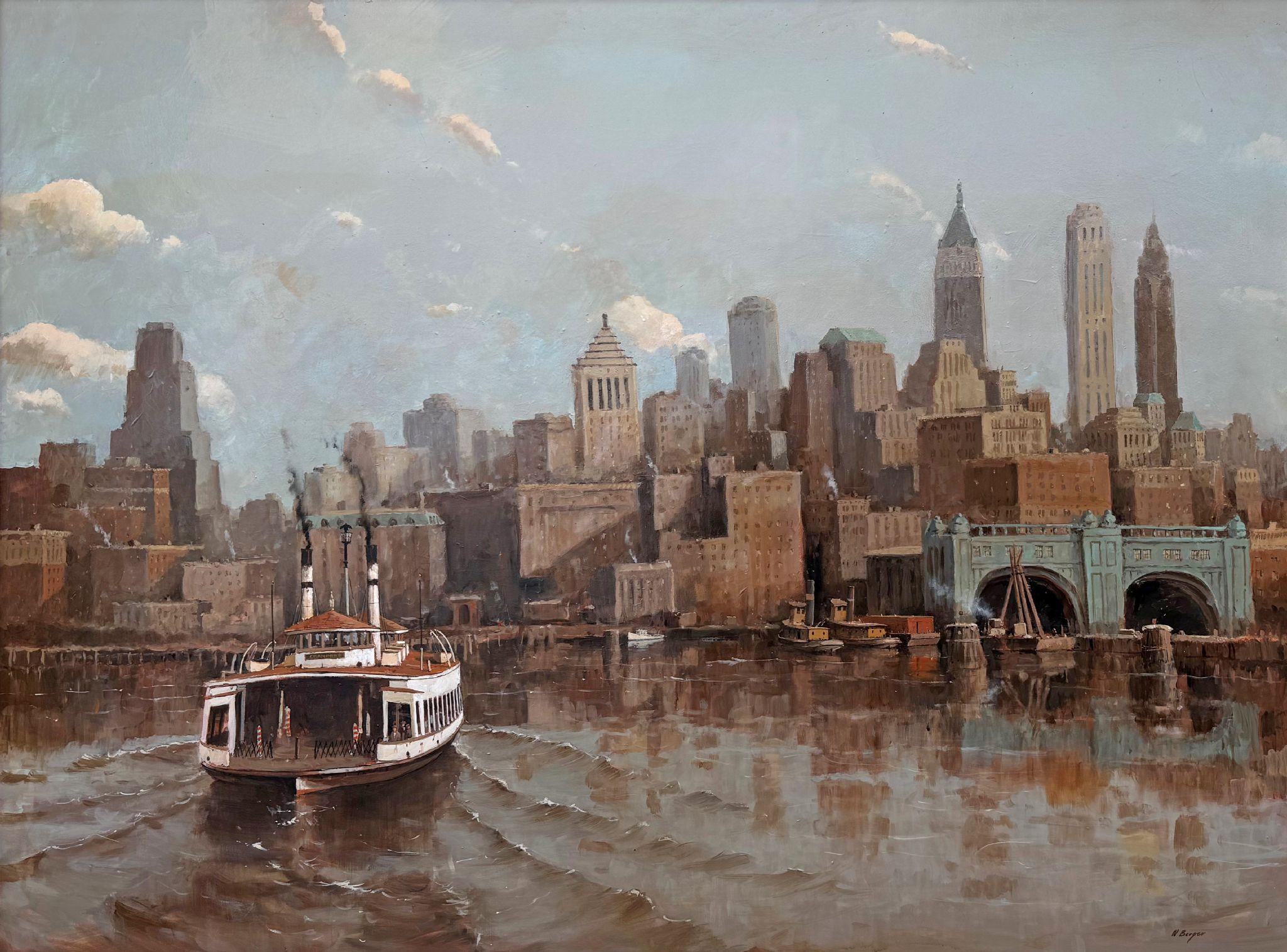 Landscape Painting di Nicholas Berger - Fuori picco