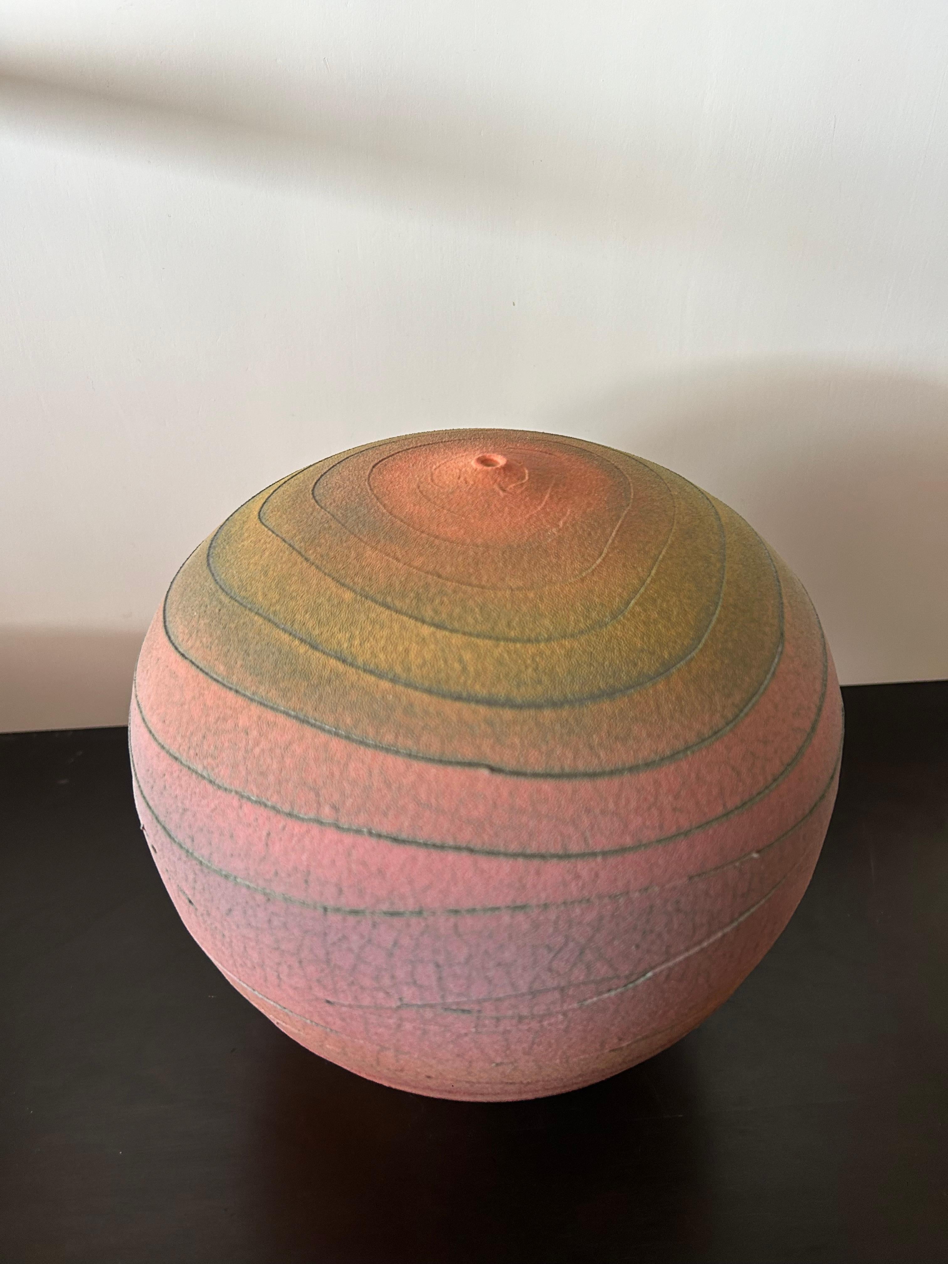 American Nicholas Bernard Spiral Ceramic Vessel 2