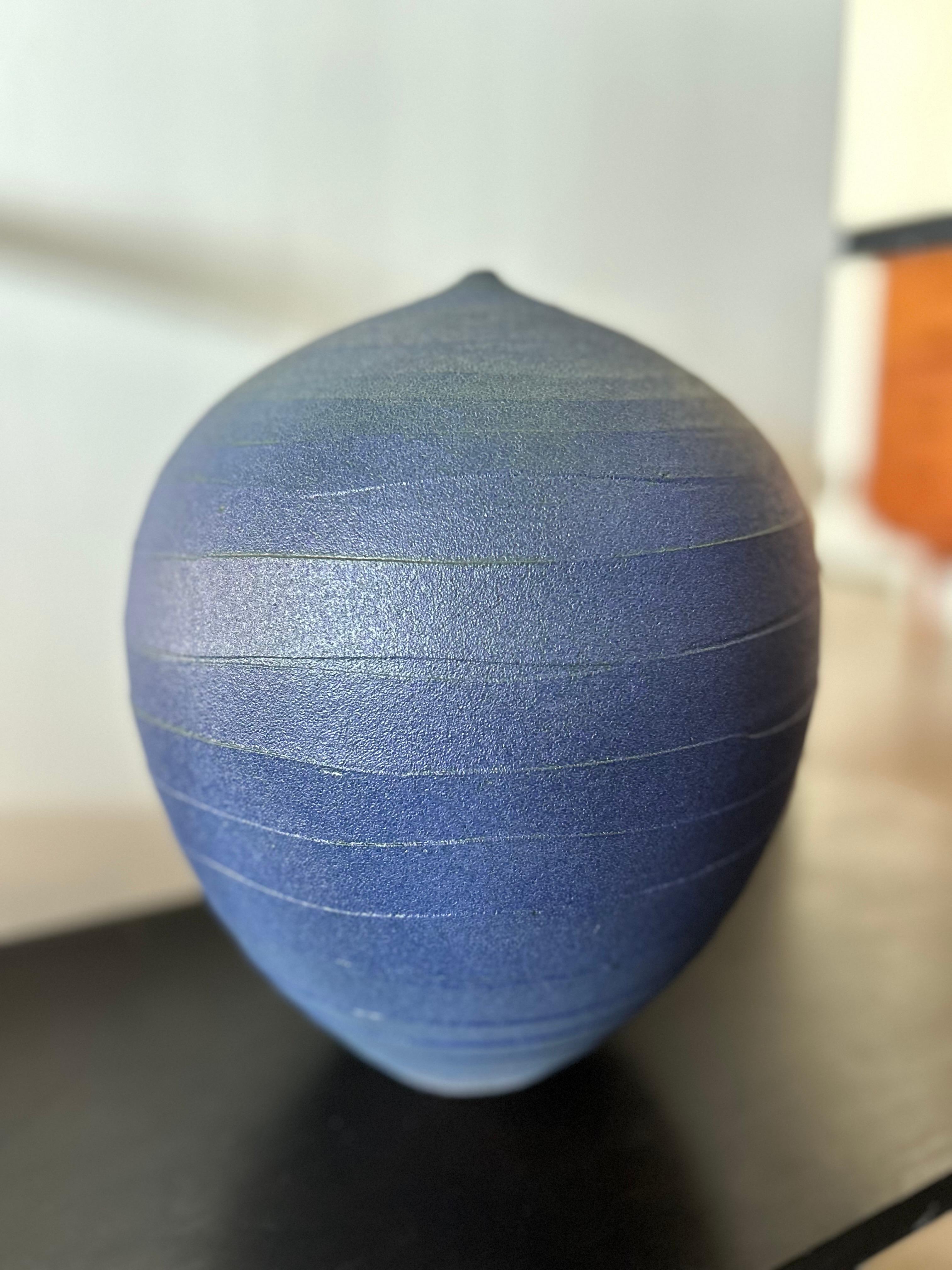 Mid-Century moderno Nicholas Bernard Vaso a spirale in ceramica 3 in vendita