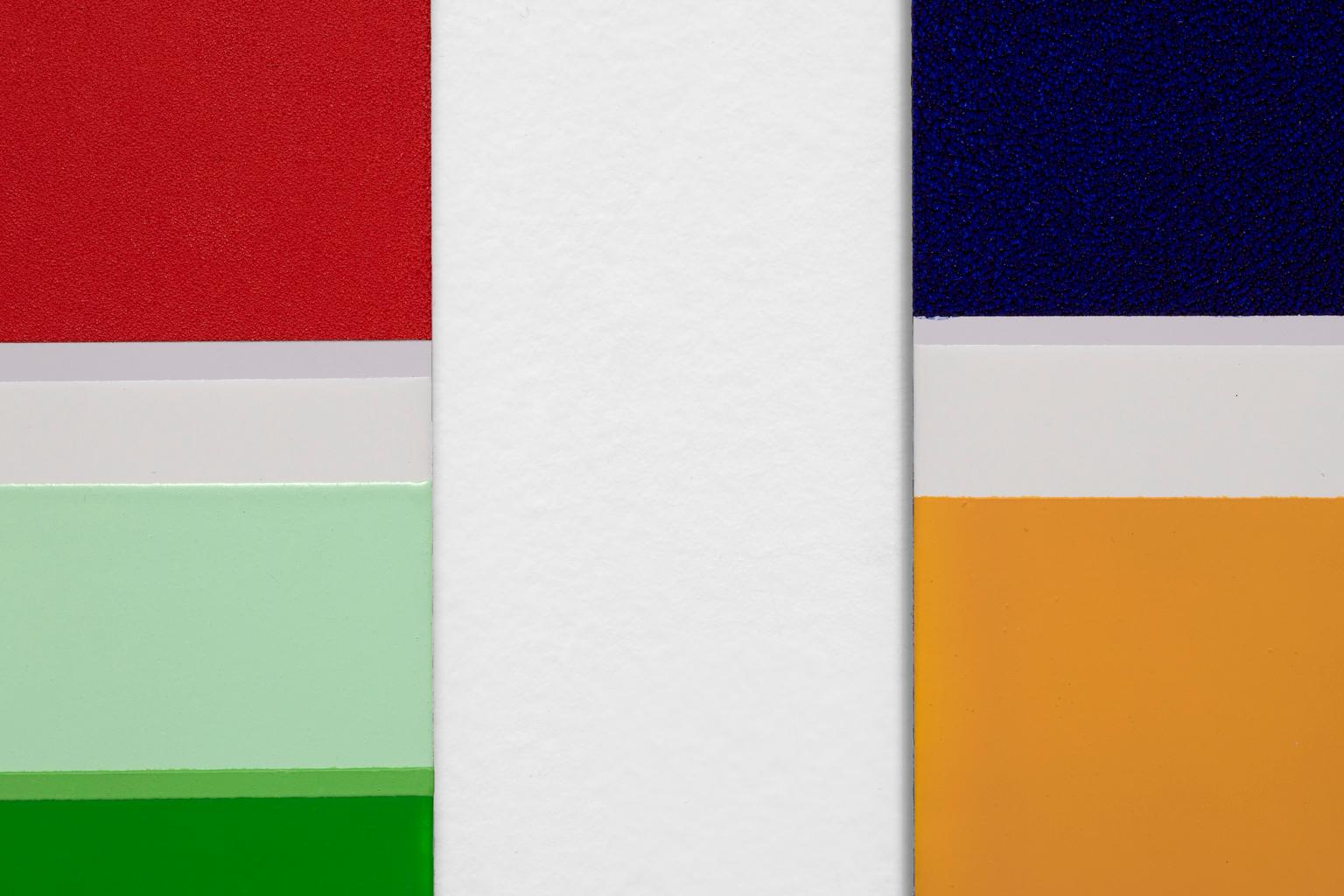 Nicholas Bodde Triptych Color Field on Aluminum  For Sale 9