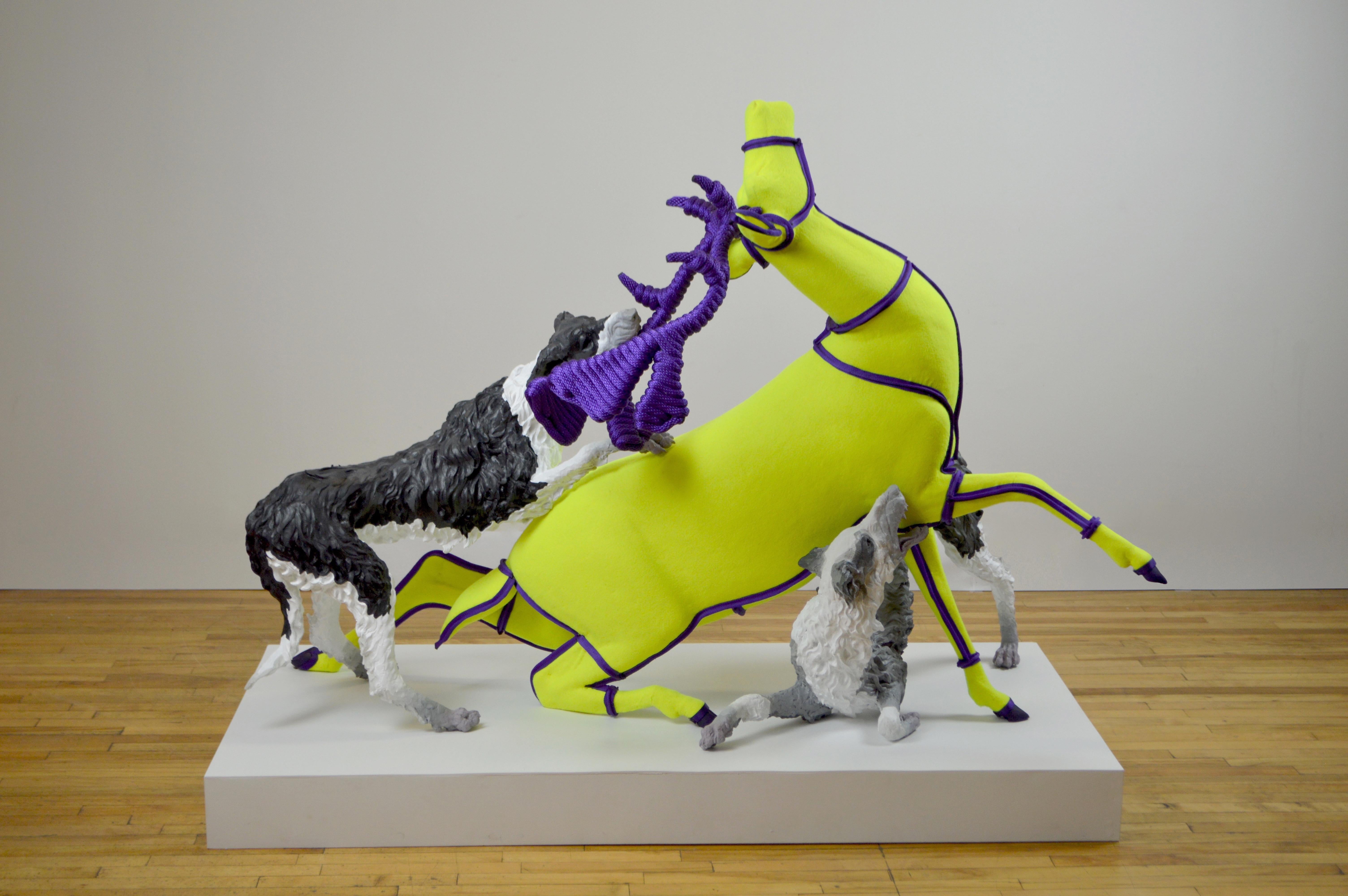 Fetch - Contemporary Sculpture by Nicholas Crombach