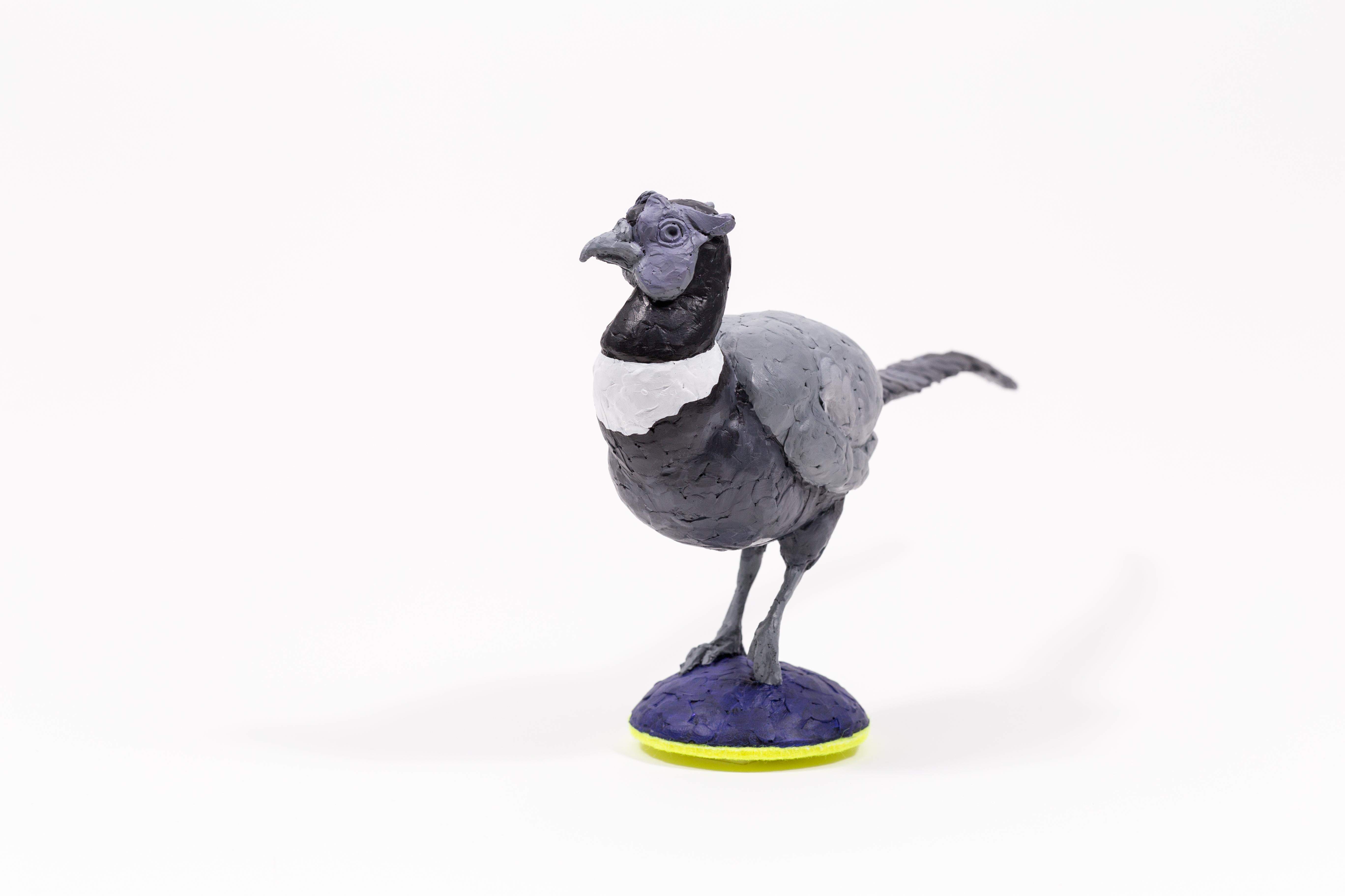 Pheasant - Contemporary Sculpture by Nicholas Crombach