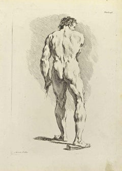 Anatomy Studies - Etching by Nicholas Cochin - 1755