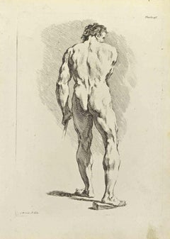 Anatomiestudien – Radierung von Nicholas Cochin – 1755