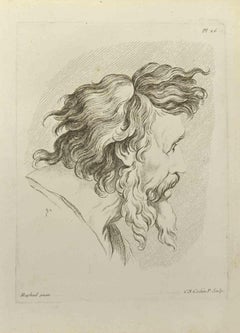 Portrait After Raphael - Etching by Nicholas Cochin - 1755