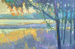 Pisces Wood von Nicholas Coley Impressionistisches Landschaftsgemälde