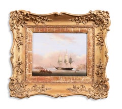 Una Fragata de la Royal Navy de la Escuadra Blanca, Plymouth