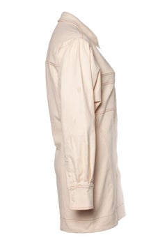 Nicholas, cream coloured denim jacket