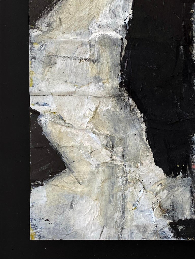 Nicholas Evans "Hatching XVI" (Abstract, Bold, Graphic, Black and