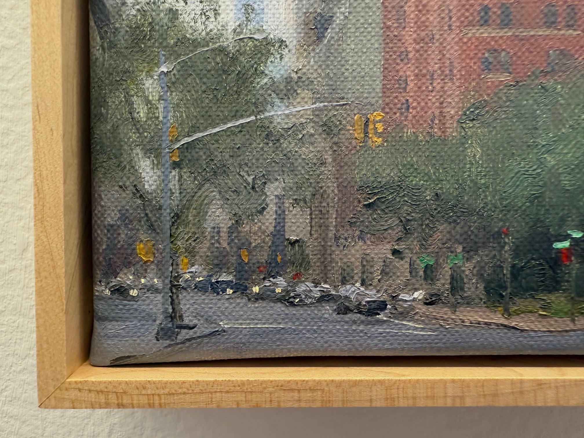 Brooklyn based artist Nicholas Evans-Cato draws his inspiration from the continually changing landscape of New York City. He has stated: “These perspectives are an effort to exploit the pictorial potential of the urban grid.” Fascinated by the many