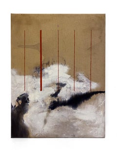 “Ascensions” (Abstract, Contemporary, Calm, Cerebral, Neutral, Canvas Painting)