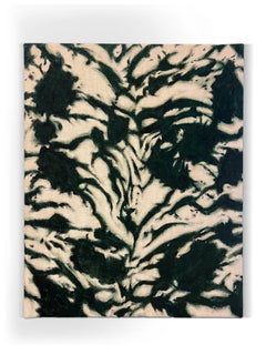 "It Trails You" (zeitgenössisch, Originalgemälde, Muster, abstrakt, fett)