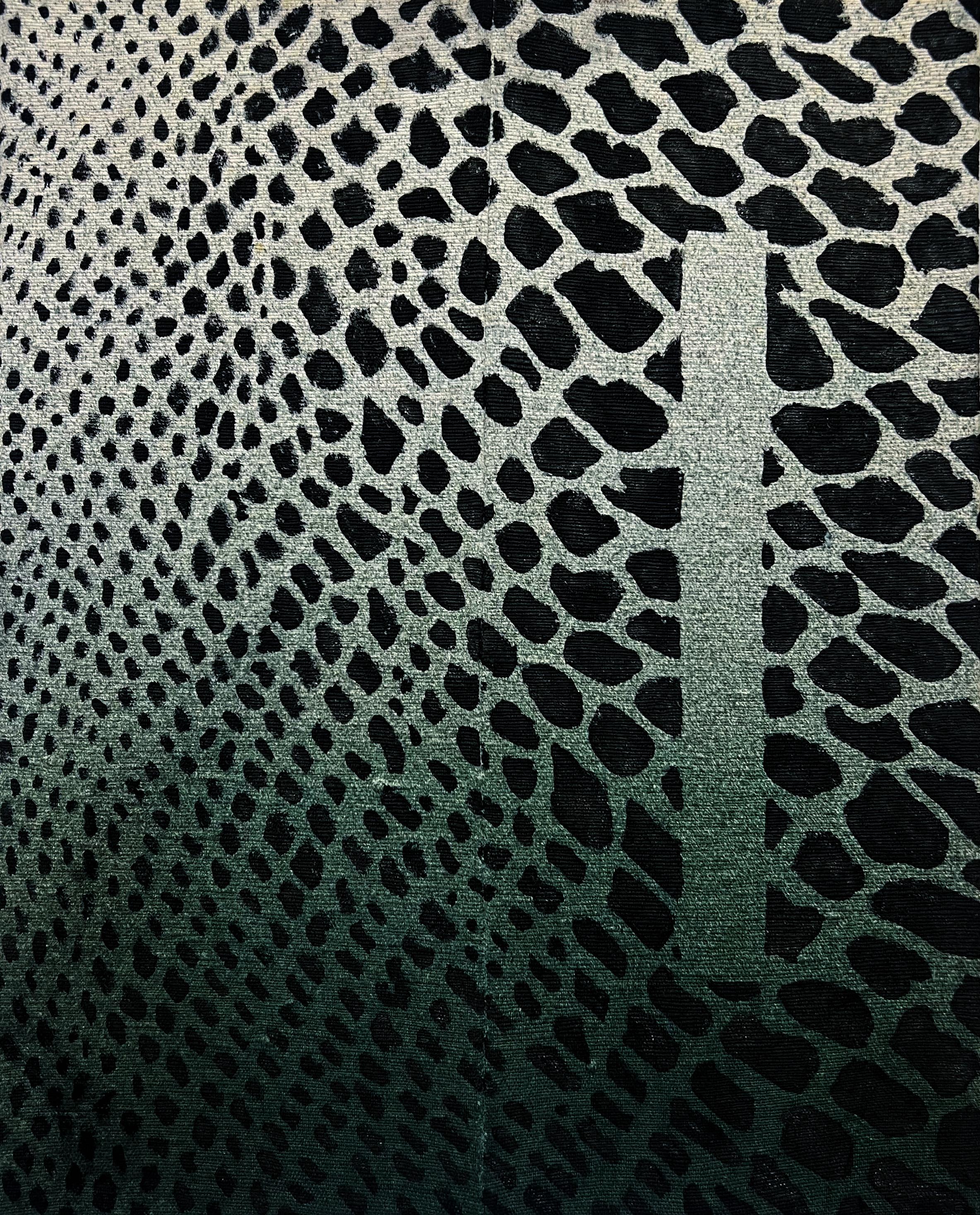 "Lacuna 1": Verde, Animale, Grafica, Grassetto, Motivo, Moderno, Nature, Rettile, Coppia