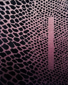 "Lacuna 2 Rosa, Animal, Gráfico, Atrevido, Patrón, Moderno, Natural, Reptil, Pareja