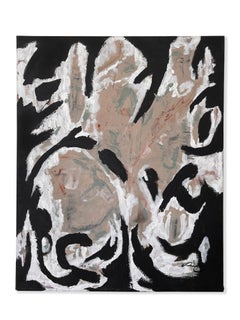 "Rubber Jungle II" (abstract, modern, bold, black & white, sculptural diptych)