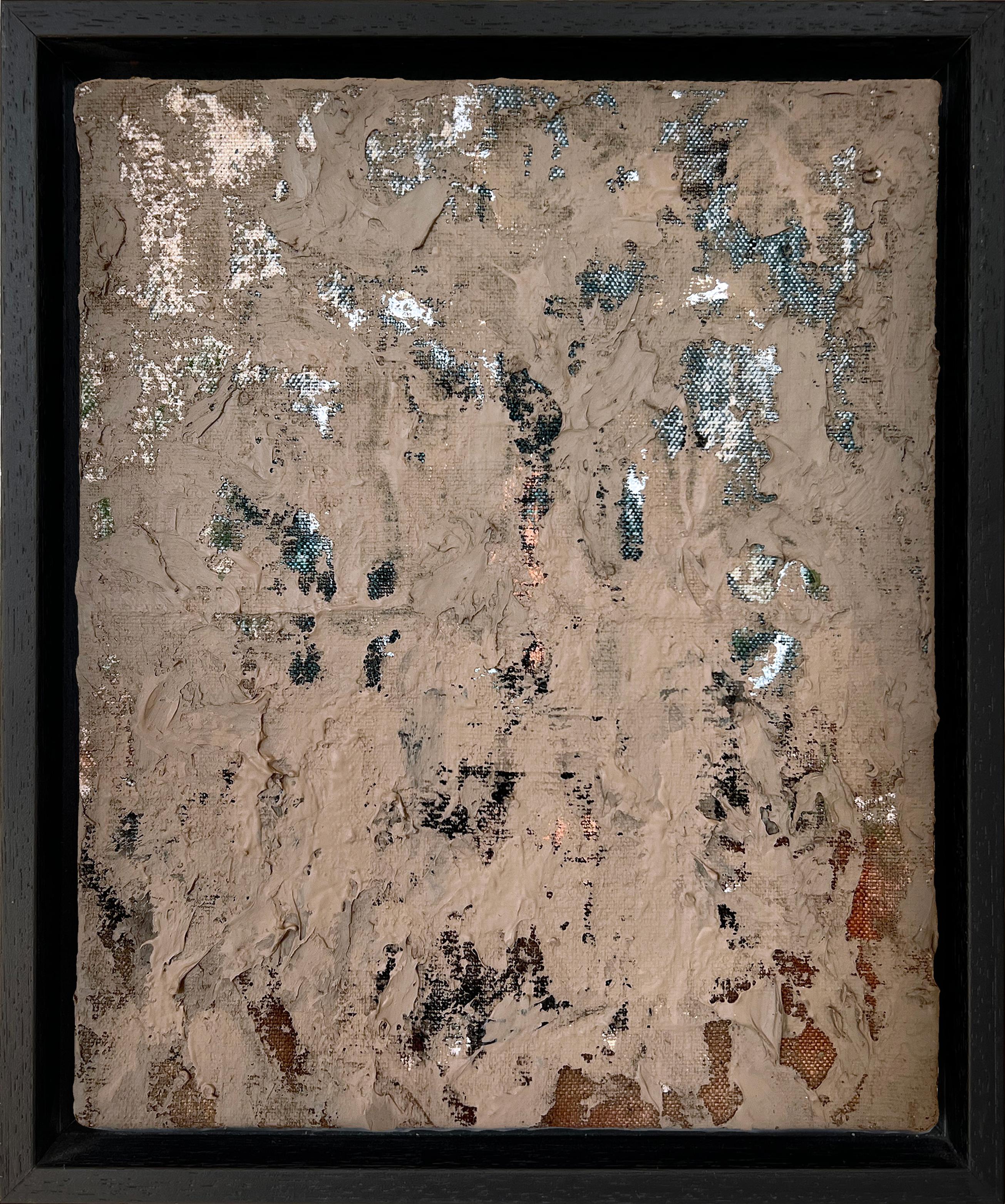 "The Way" (Bianco e nero, Struttura, Profondità, Lino antico, Beige neutro, Nudo)