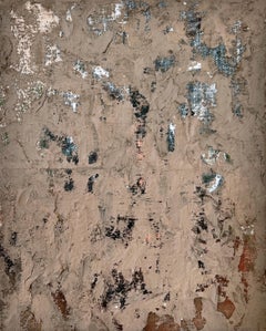 "The Way" (Texture, Depth, Antique Linen, Neutral Beige, Nude Mystery, Painting)