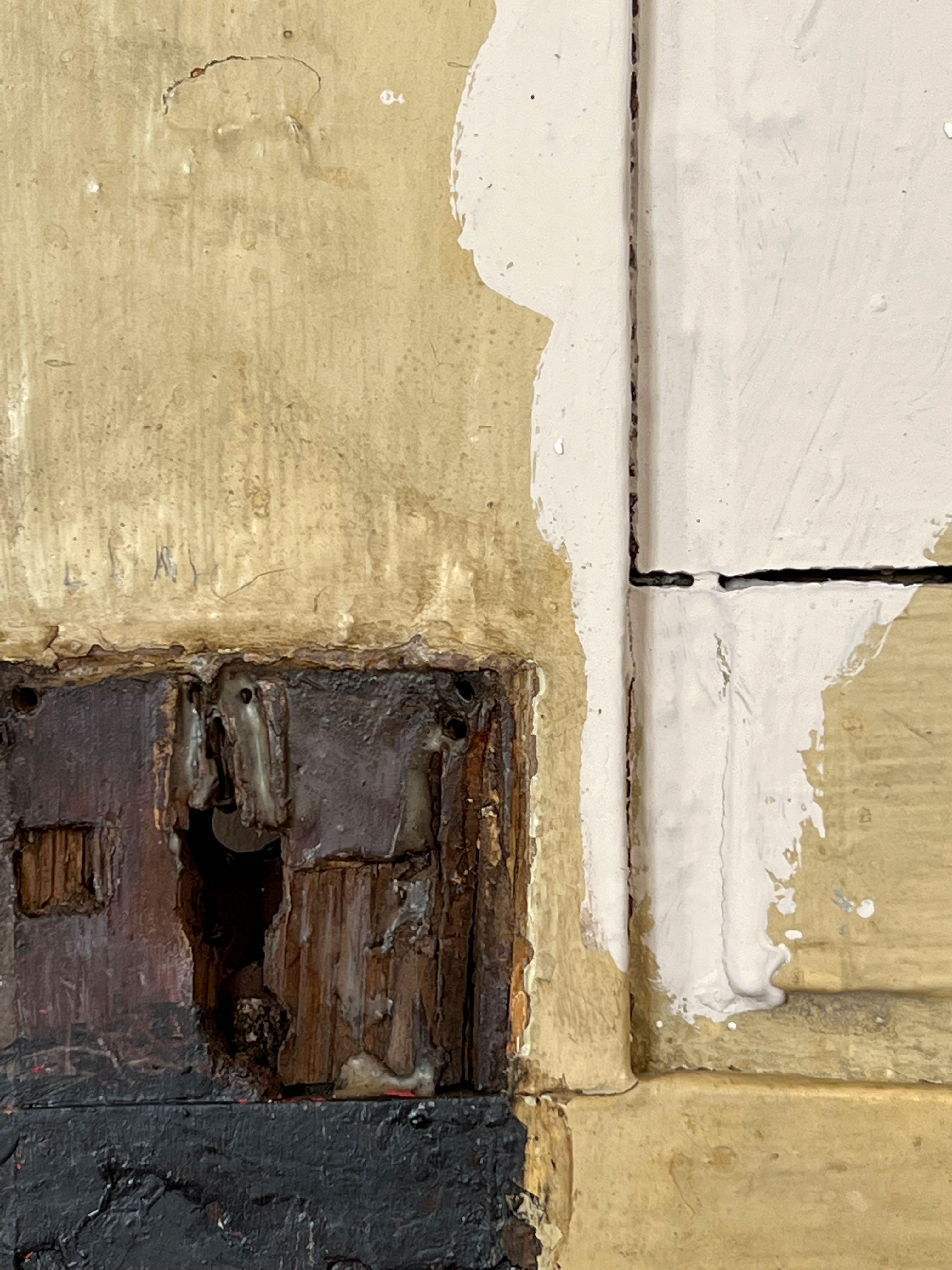 VITUS
2022
Paris, Frankreich

Ein kühnes und grafisches Gemälde, gemalt mit Acryl auf einer getäfelten antiken Tür.  Die schöne Patina und die maßstabsgetreue Form der Tür dienen als Kulisse. Das Werk zeigt abstrakte schwarze und weiße Formen und